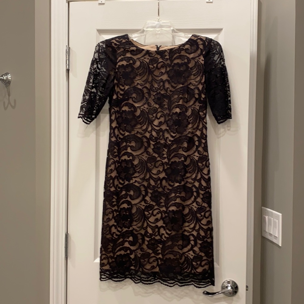 Black lace dress